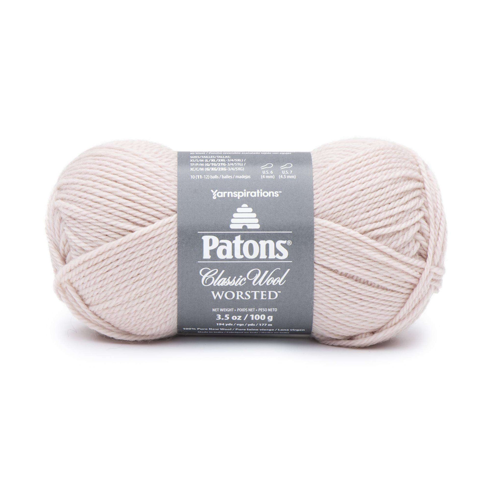 Patons Classic Wool Worsted Yarn Blush