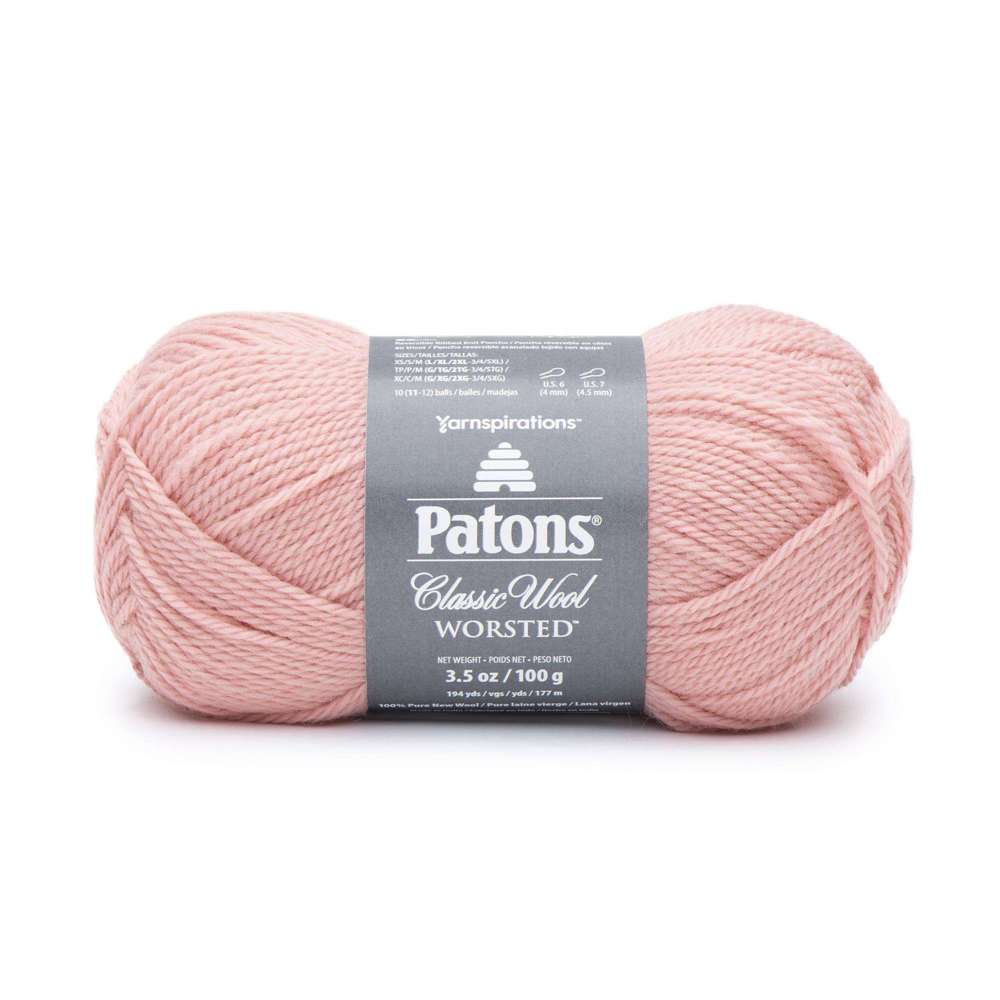 Patons Classic Wool Worsted Yarn Pink Quartz