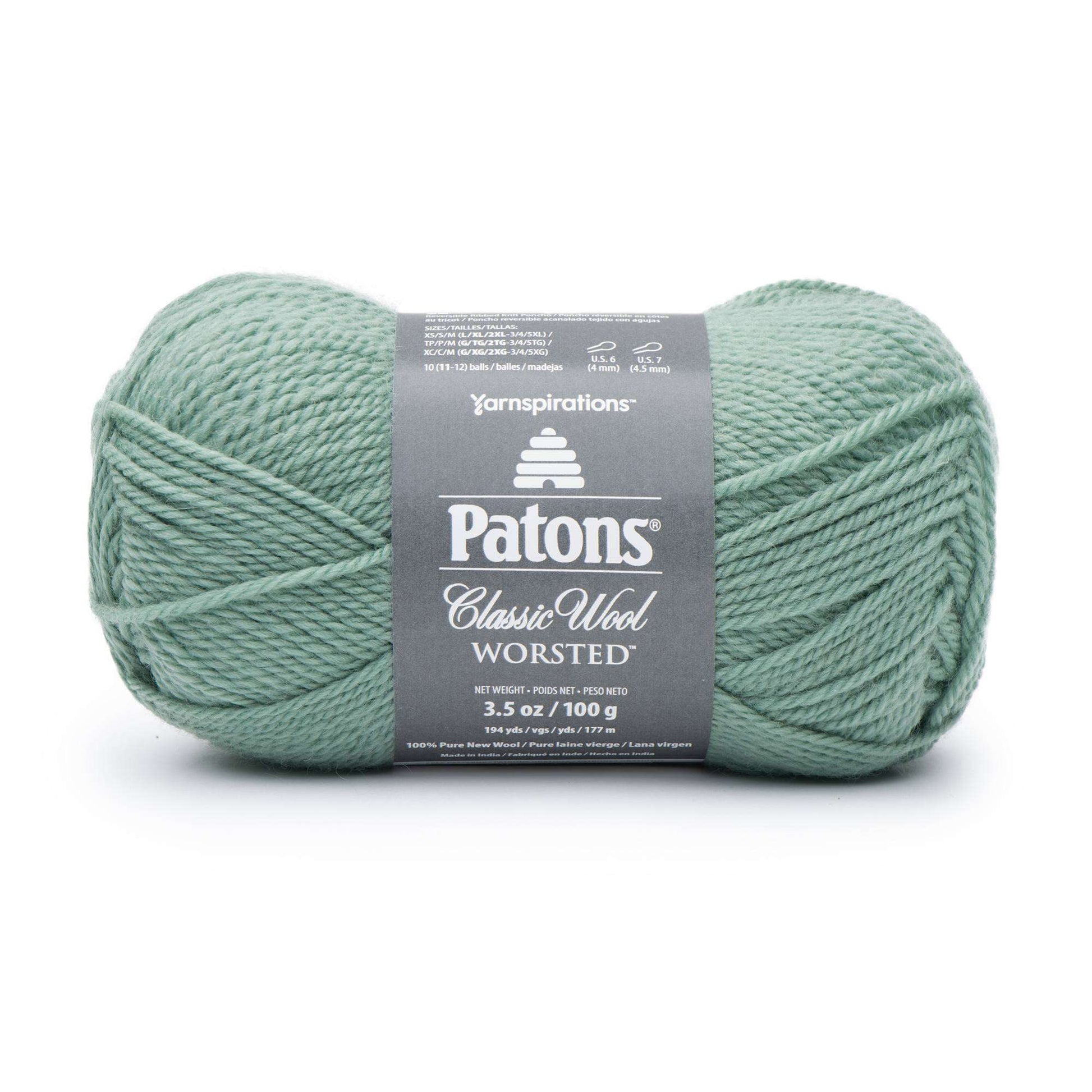 Patons Classic Wool Worsted Yarn Basil