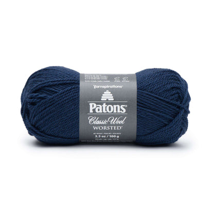 Patons Classic Wool Worsted Yarn Navy Blue