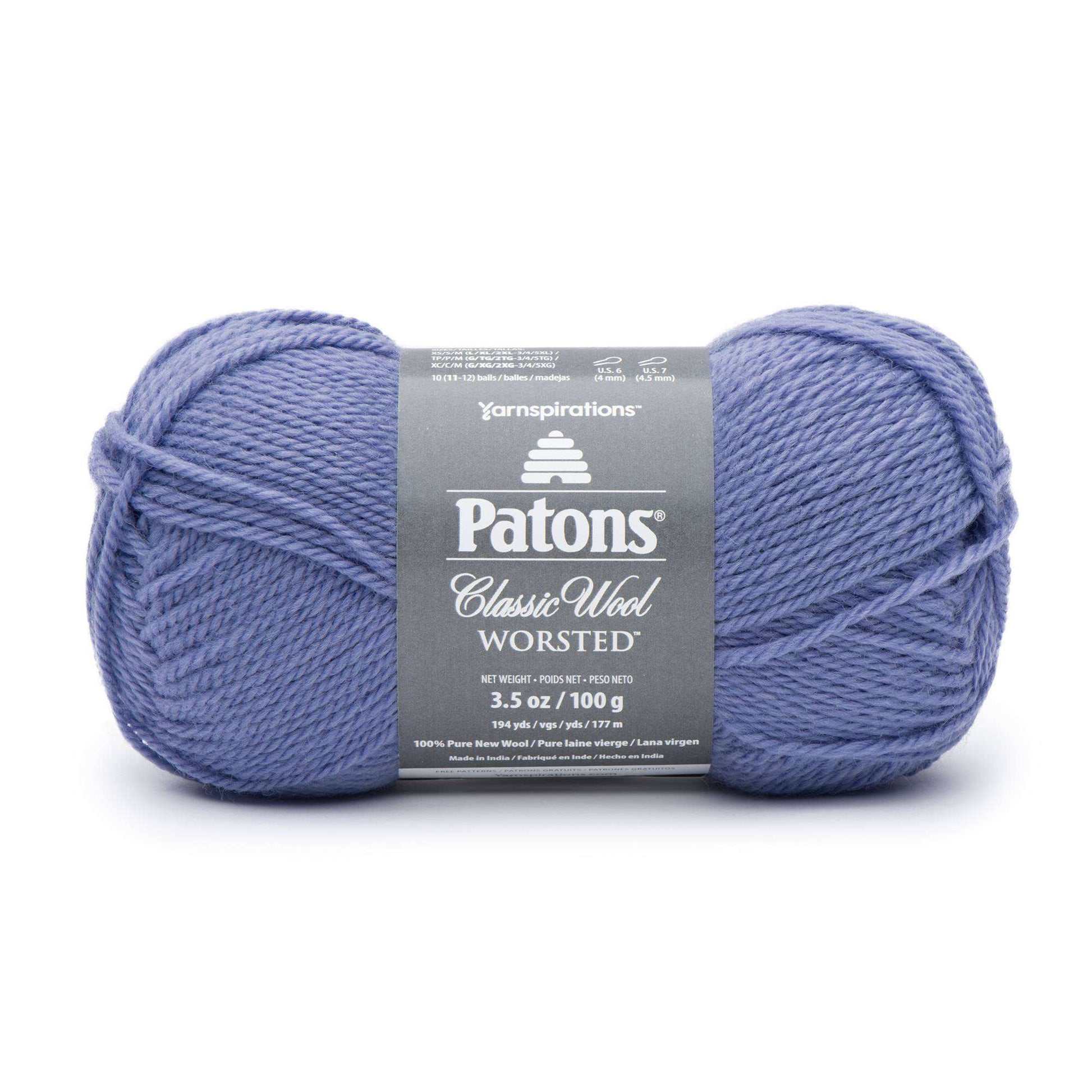 Patons Classic Wool Worsted Yarn Softened Pansy