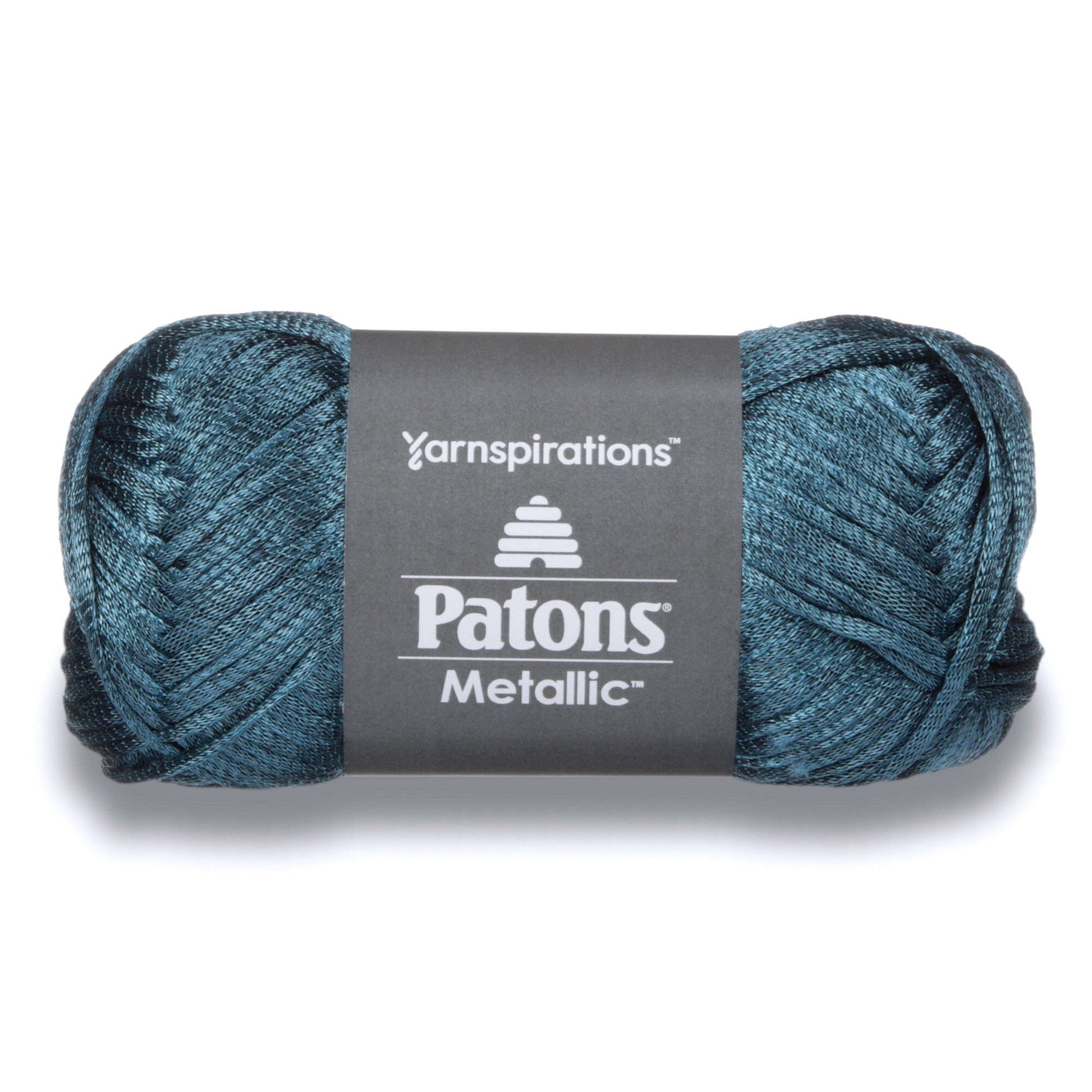 Patons Metallic Yarn - Discontinued Metallic Teal