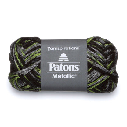 Patons Metallic Yarn - Discontinued Green Villain