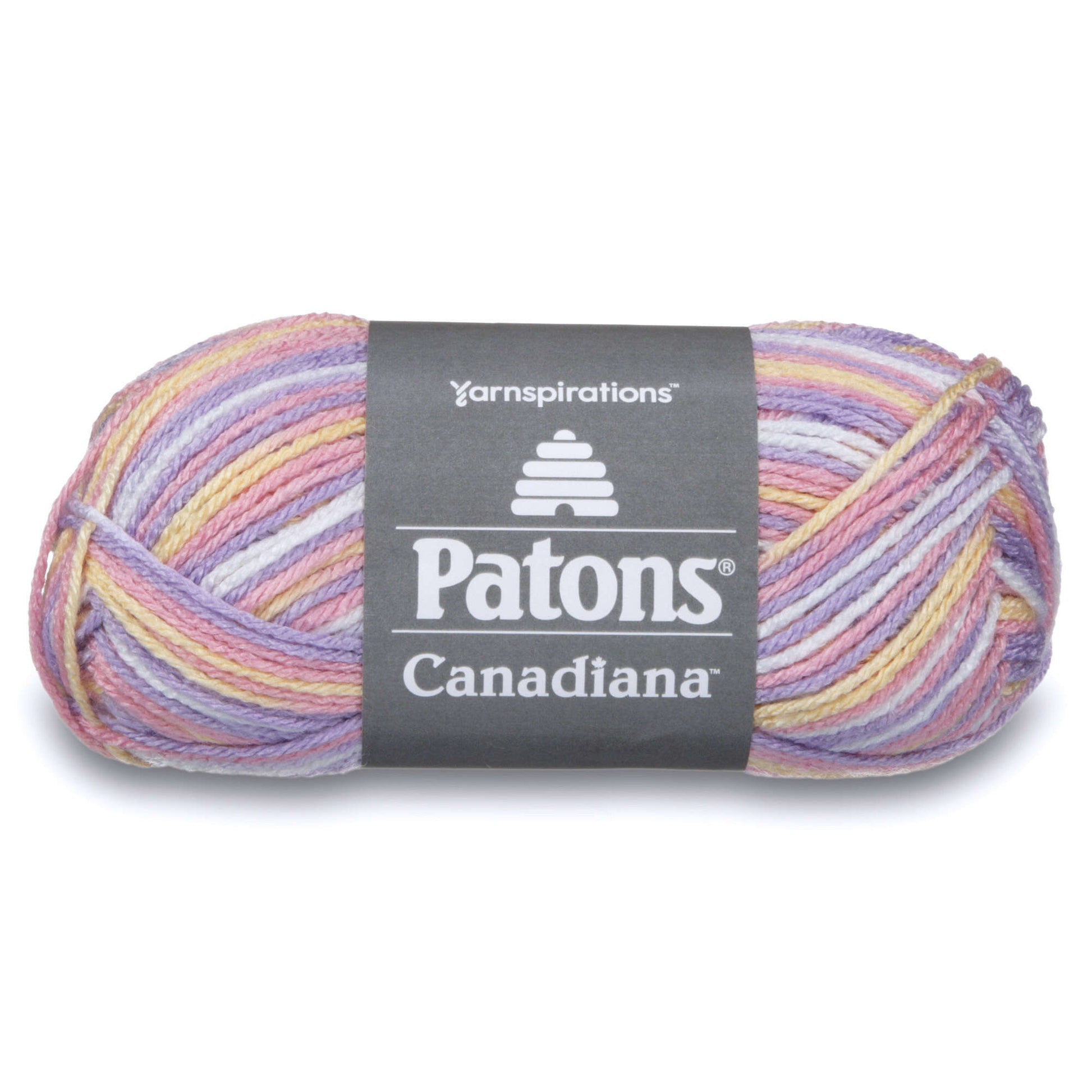 Patons Canadiana Variegates Yarn Pretty Baby Variegated
