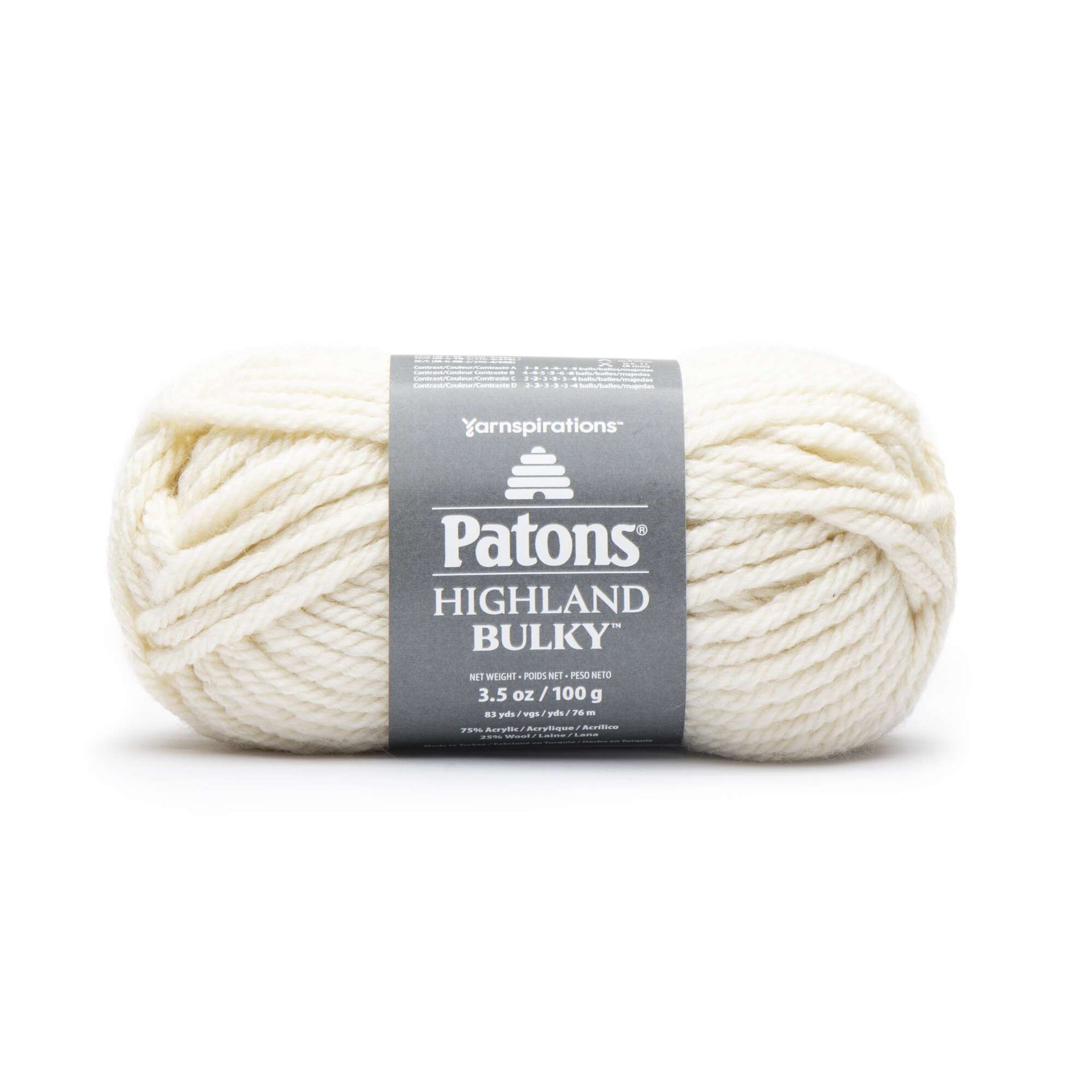 Patons Highland Bulky Yarn Pecan