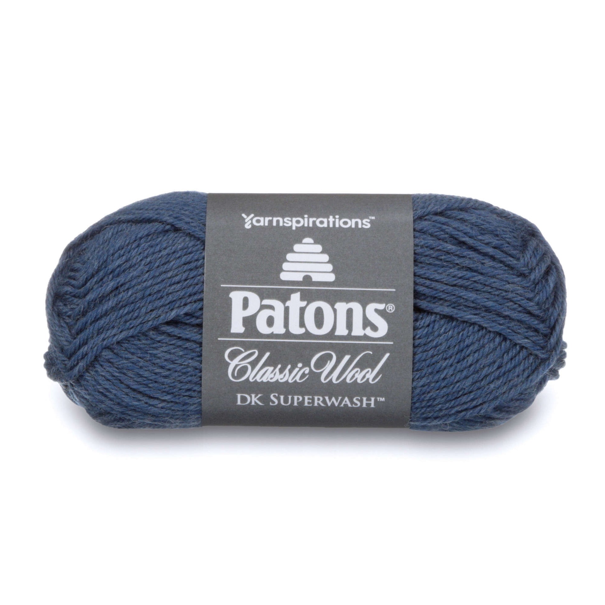 Patons Classic Wool DK Superwash Yarn - Discontinued Shades Denim Heather