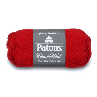 Patons Classic Wool DK Superwash Yarn - Discontinued Shades Red