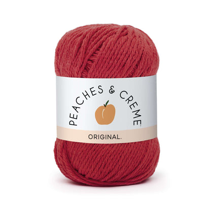Peaches & Creme Yarn Red