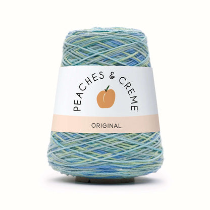 Peaches & Crème Cones Yarn Ocean Stripes