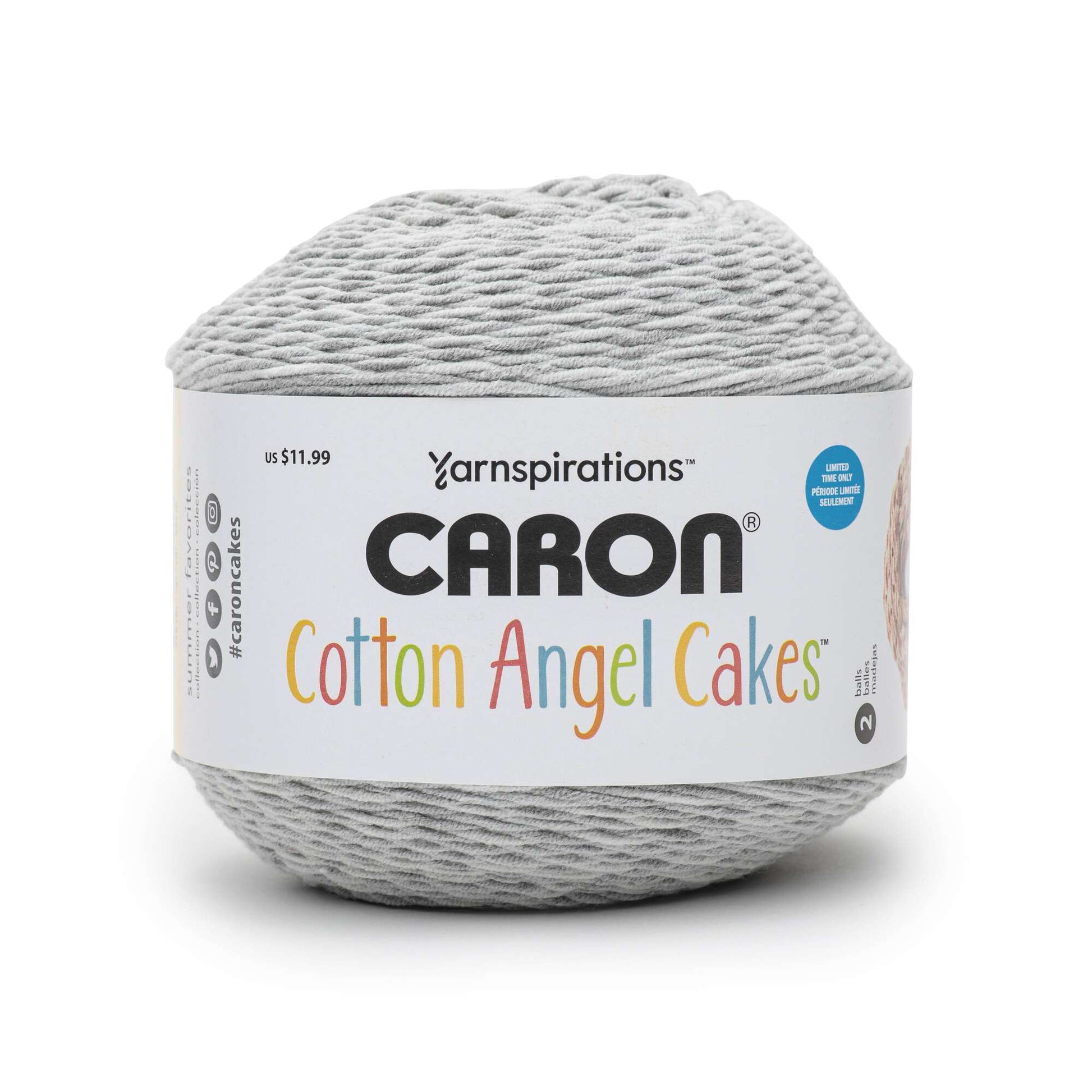 Caron Cotton Angel Cakes Yarn (500g/17.7oz) - Clearance Shades* |  Yarnspirations