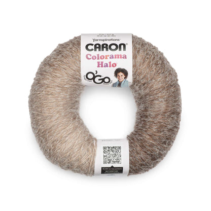 Caron Colorama Halo O'Go Yarn - Discontinued Shades Nutmeg Frost