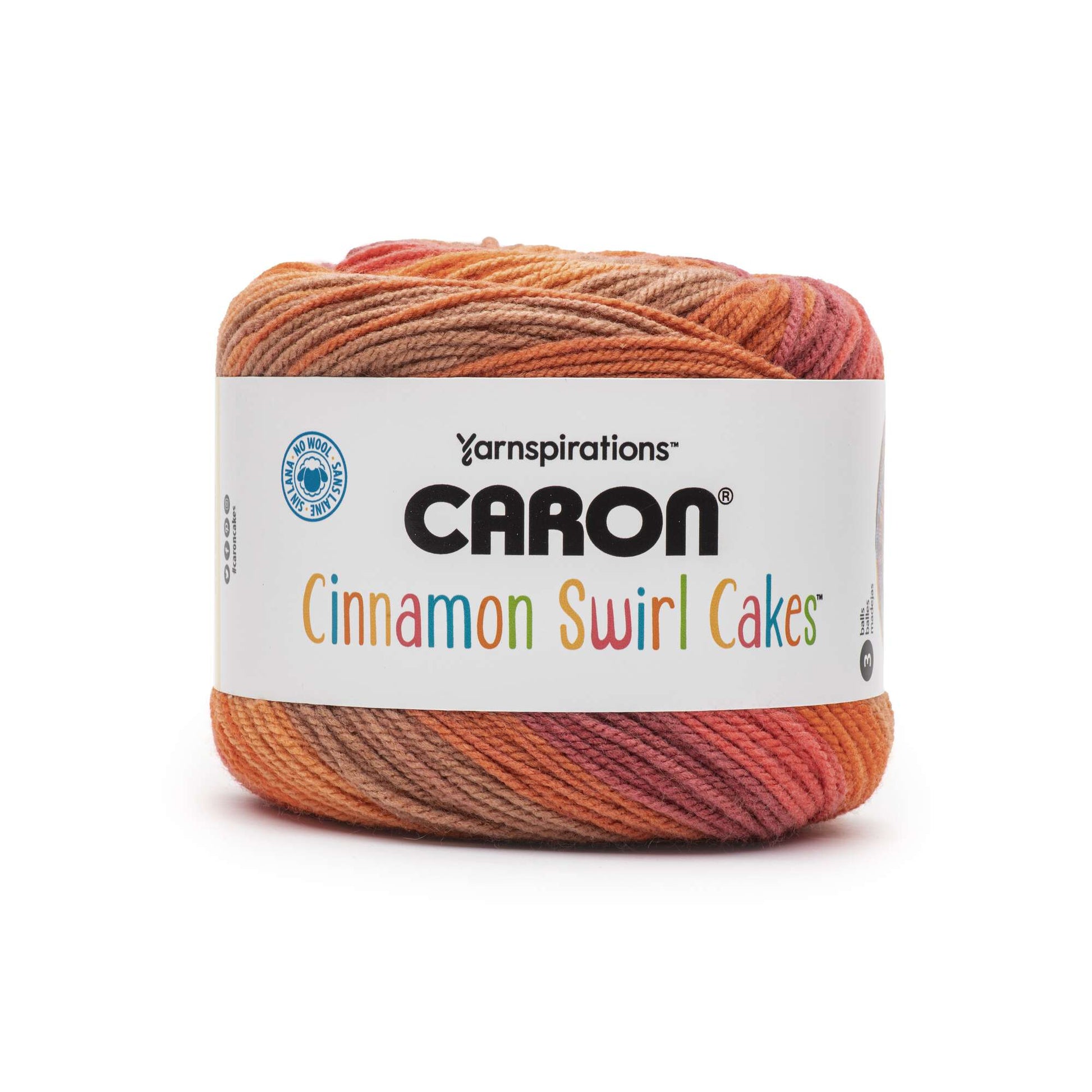 Caron Cinnamon Swirl Cakes Yarn