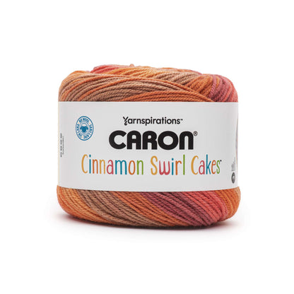 Caron Cinnamon Swirl Cakes Yarn, Retailer Exclusive Heatwave