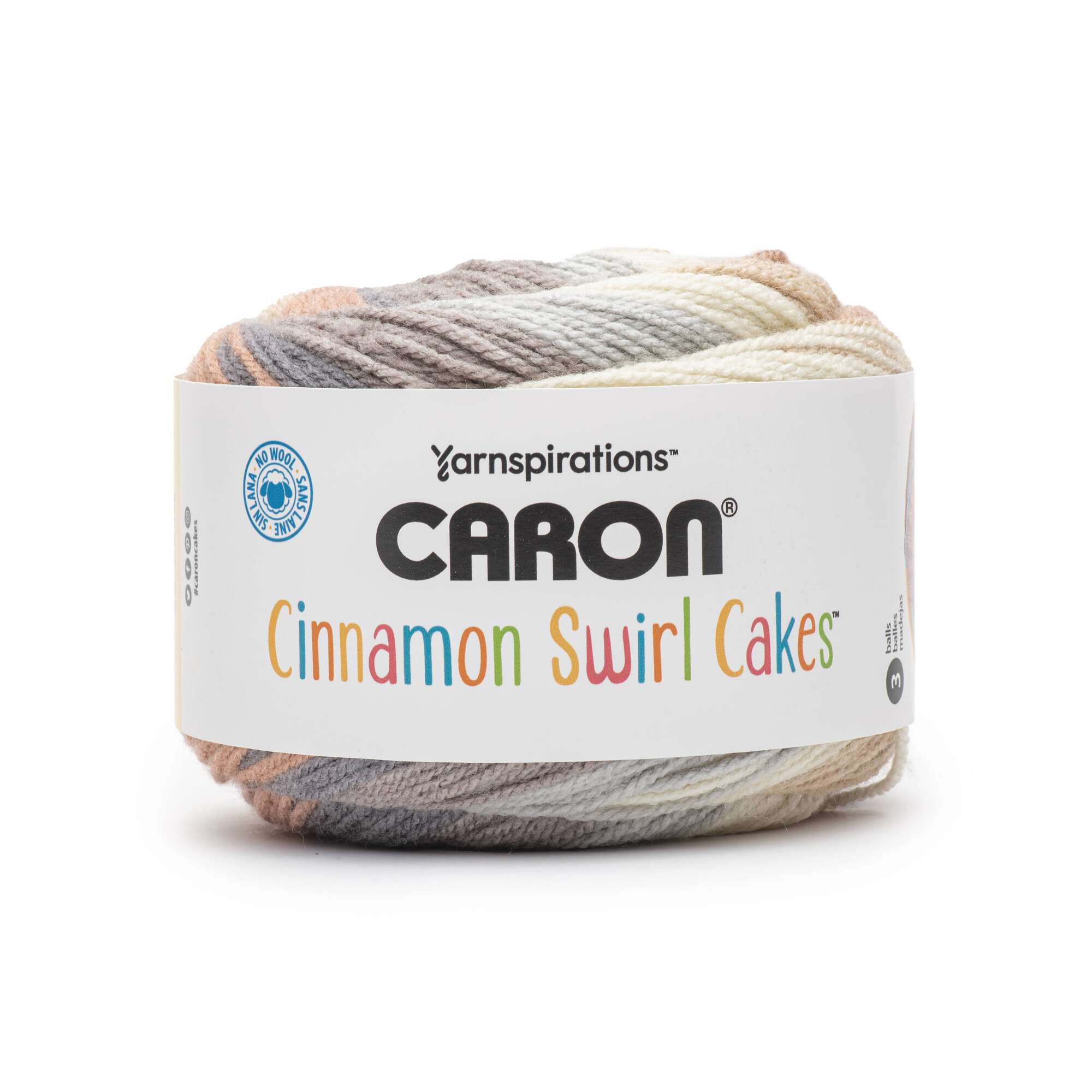 Gomitolo Di Lana Caron Cinnamon Swirl Cakes 227g - Colore Ibisco, 100% Acrilico, Peso Aran (372 Metri)