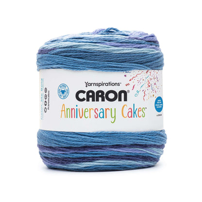 Caron Anniversary Cakes Yarn (1000g/35.3oz) - Discontinued Shades Blue Hues