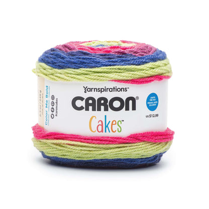 Caron Cakes Yarn - Clearance Shades Berry Lime