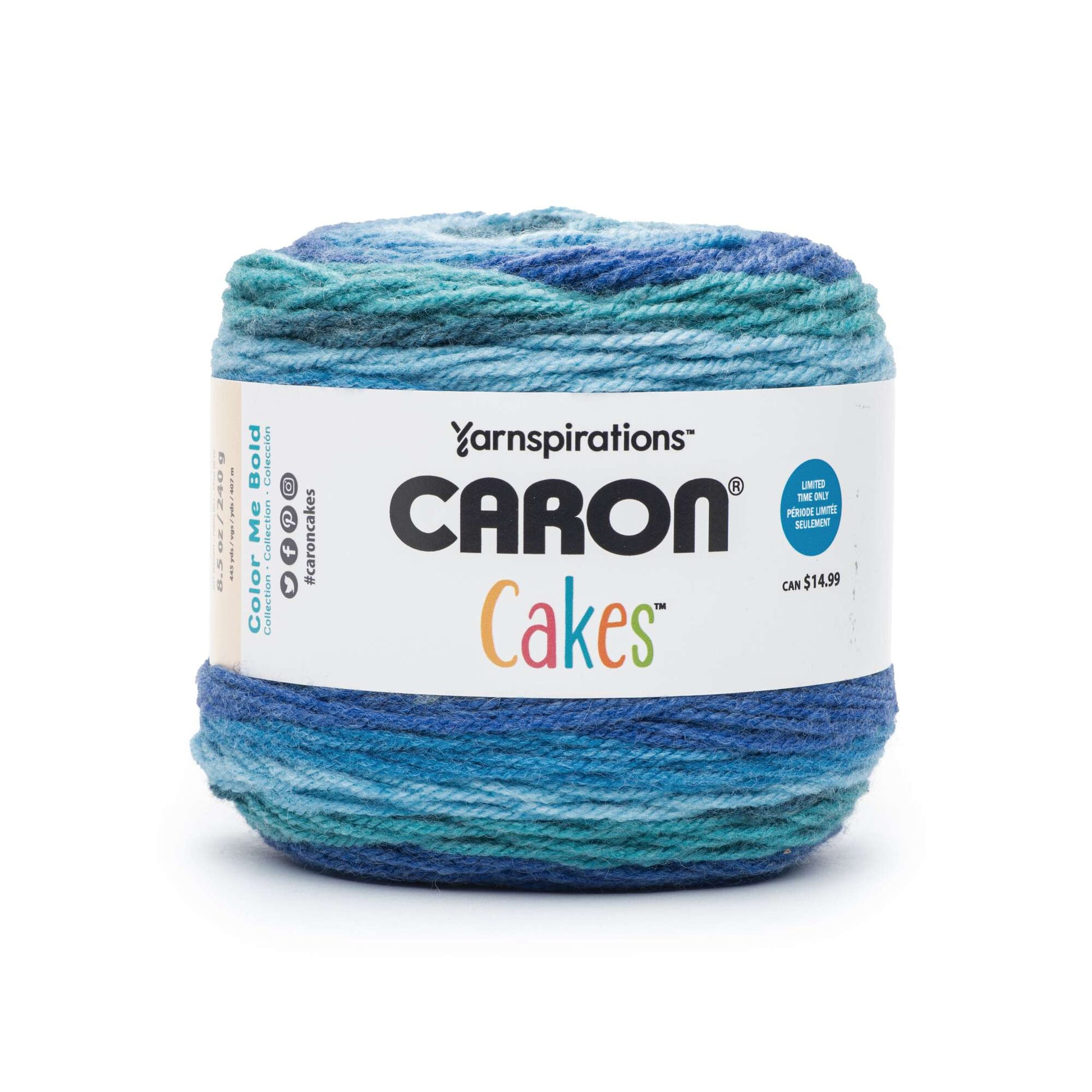 Caron Cakes Yarn Blue Raspberry