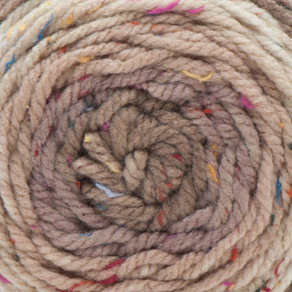 Caron Sprinkle Cakes Yarn - Discontinued Shades Mocha Rainbow