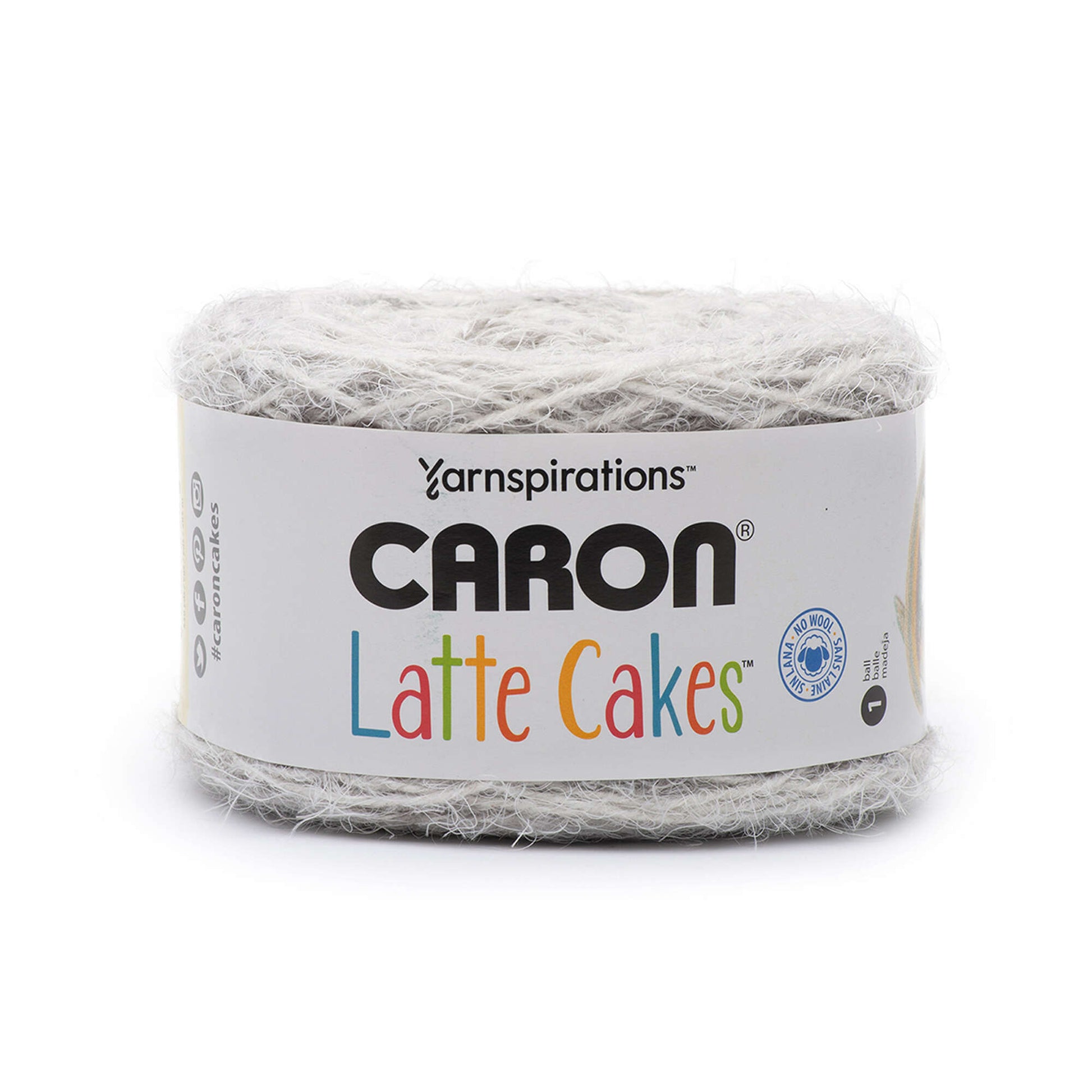 Caron Latte Cakes Yarn Pepper Ash