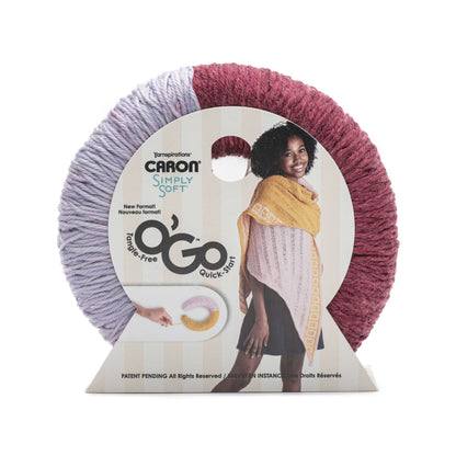 Caron Simply Soft O'Go (141g/5oz) - Discontinued Shades Burgundy/Orchid