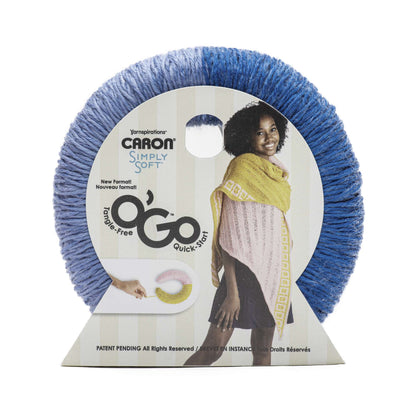 Caron Simply Soft O'Go (141g/5oz) - Discontinued Shades Royal/Berry Blue