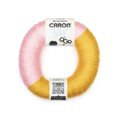 Caron Simply Soft O'Go (141g/5oz) - Clearance Shades* Soft Pink Gold