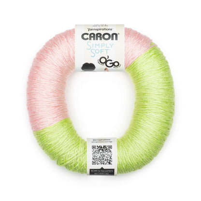 Caron Simply Soft O'Go (141g/5oz) - Clearance Shades* Lime Frost Soft Pink