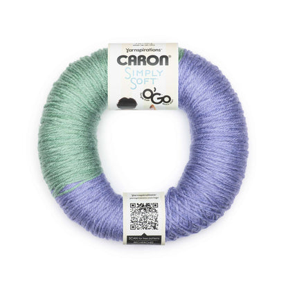 Caron Simply Soft O'Go (141g/5oz) - Clearance Shades* Aqua Mist Lavender Blue