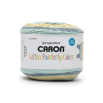 Caron Cotton Painterly Cakes Yarn - Discontinued Shades Shimm Pond