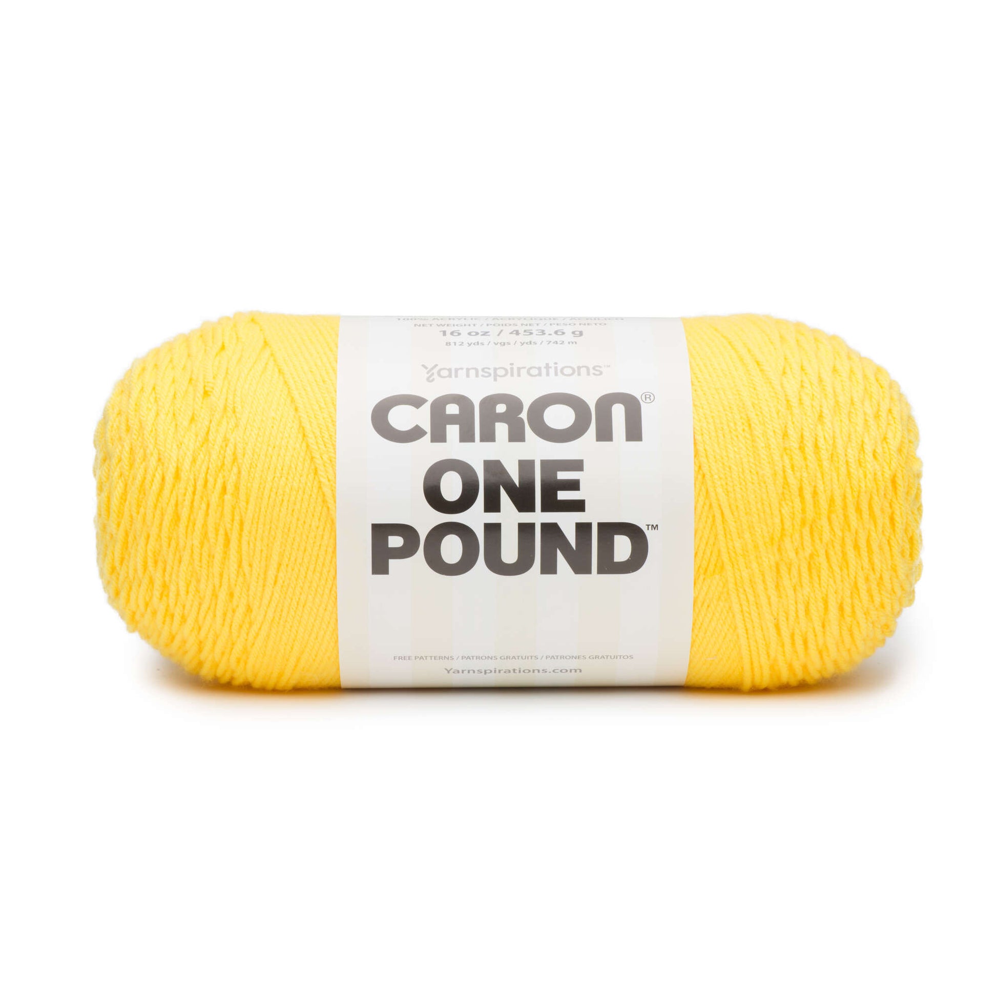 Caron One Pound Yarn Sun Yellow