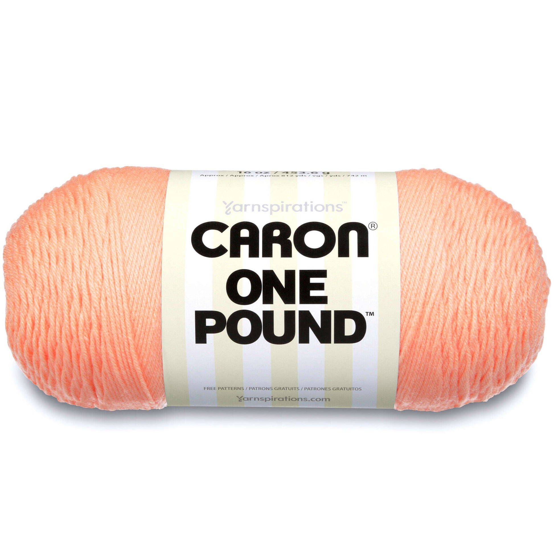 Caron One Pound Yarn Peach