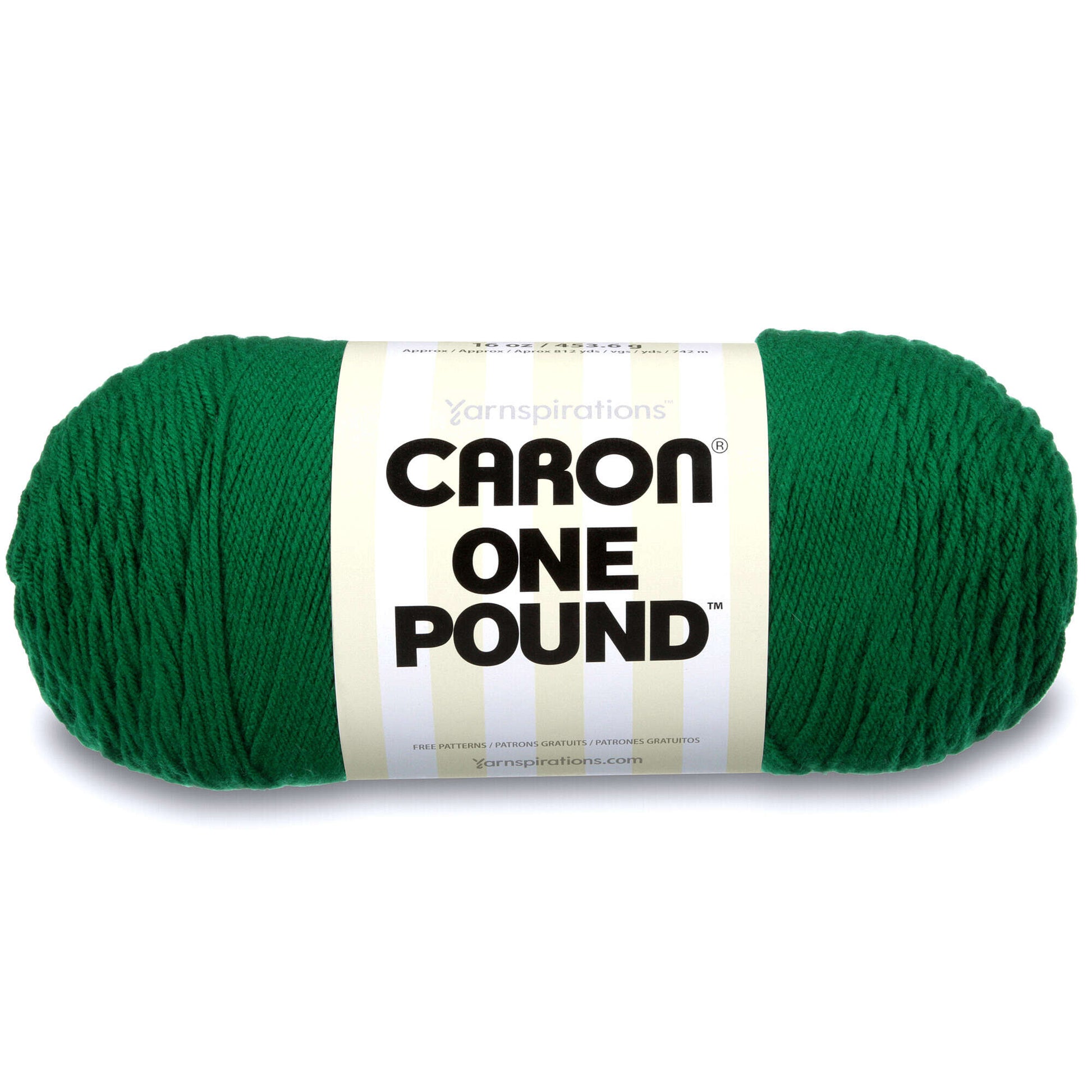 Caron One Pound Yarn Kelly Green