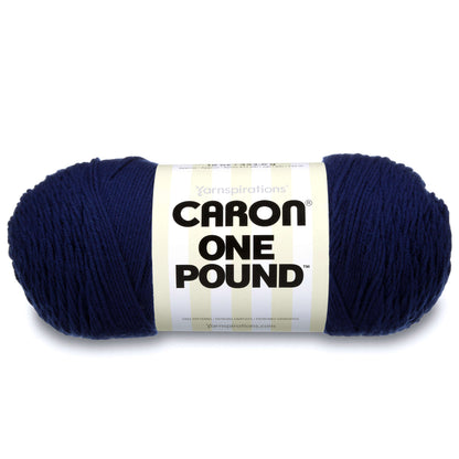 Caron One Pound Yarn Midnight Blue