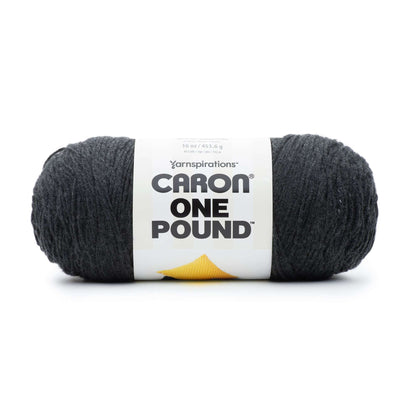 Caron One Pound Yarn Dark Gray Mix