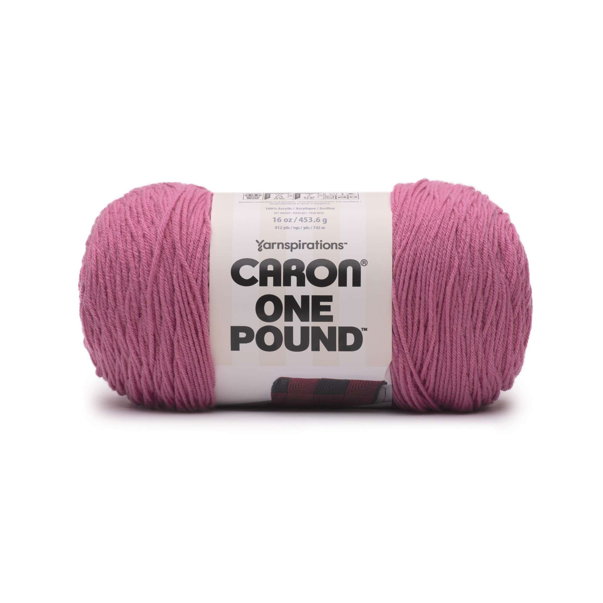 Caron One Pound Yarn Raspberry Pink
