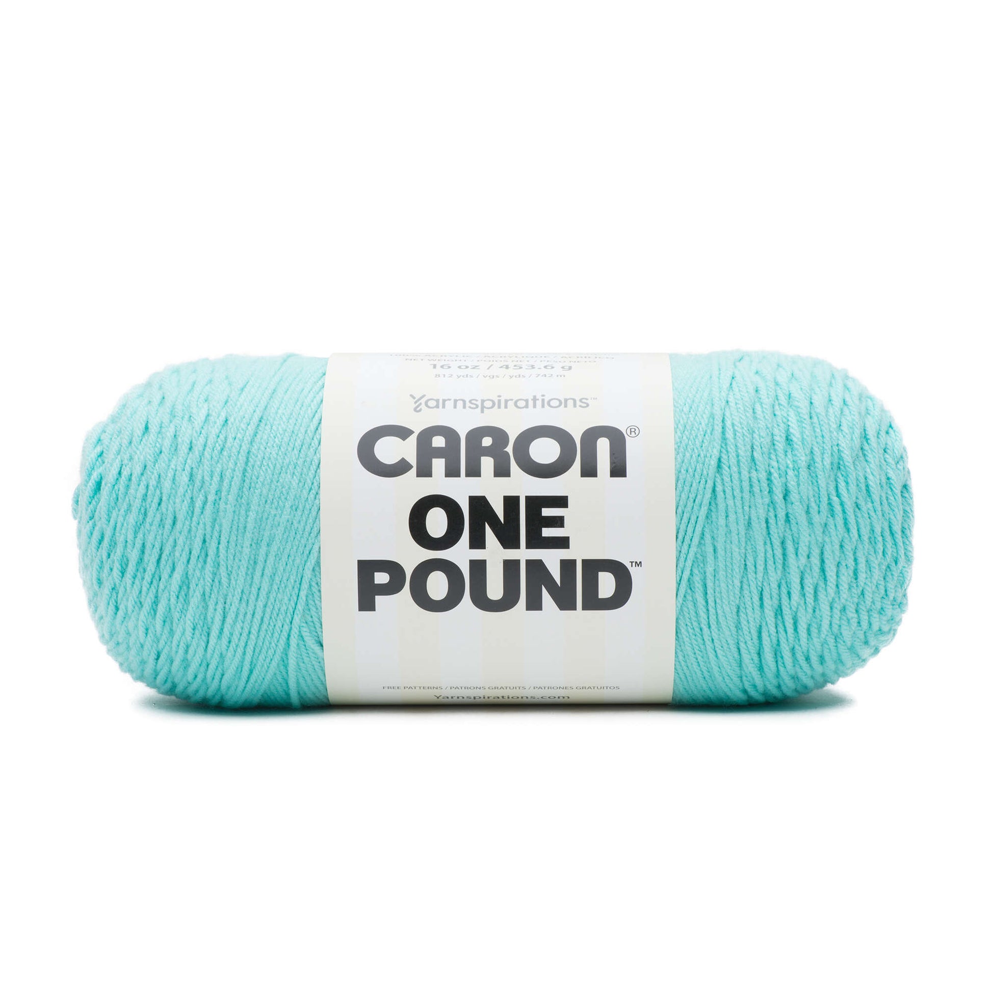 Caron One Pound Yarn, Soft Grey Mix