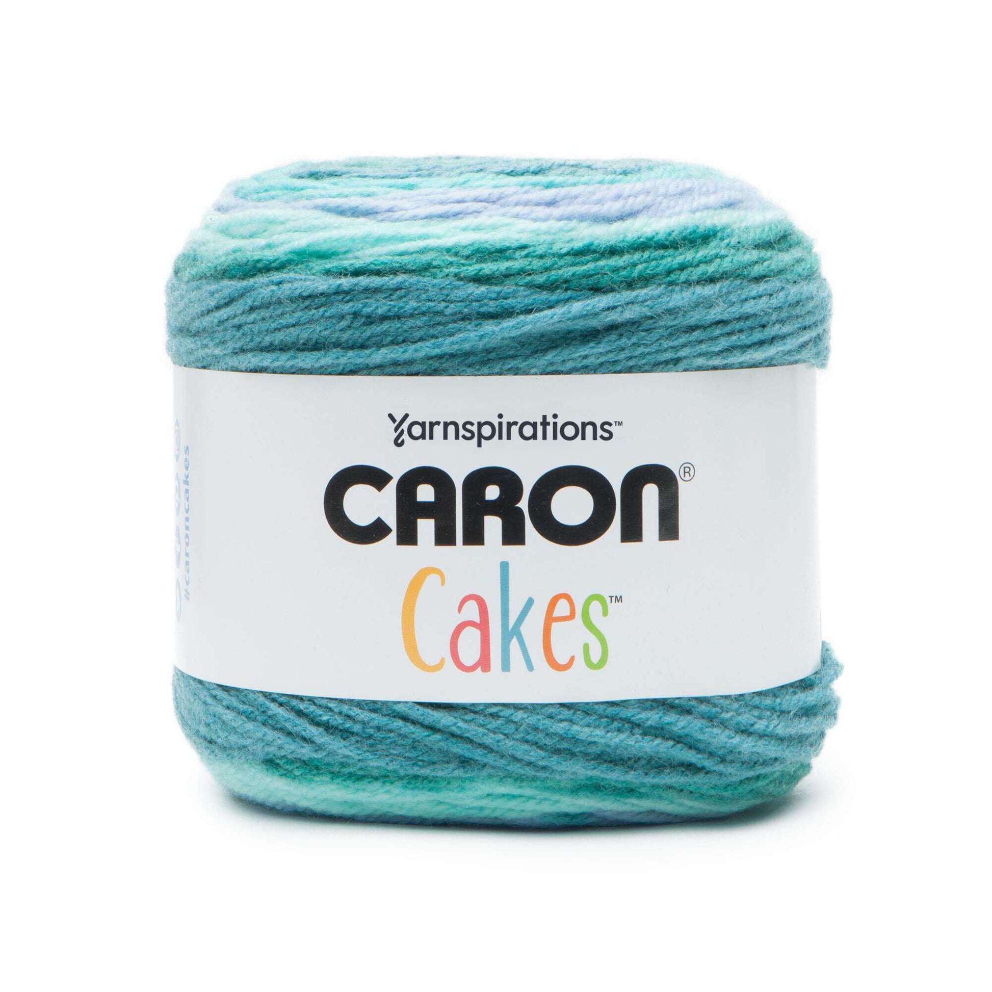 Caron Big Cakes Yarnspirations Toffee Brickle 603 Yards Medium 4 Red Gold  Blue