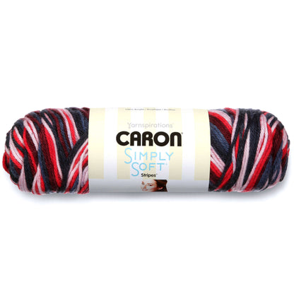 Caron Simply Soft Stripes Yarn - Discontinued Shades Golden Gate Bridge