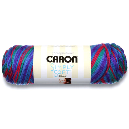 Caron Simply Soft Stripes Yarn - Discontinued Shades Jersey Shore