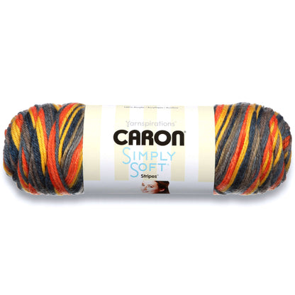 Caron Simply Soft Stripes Yarn - Discontinued Shades Martha's Vineyard