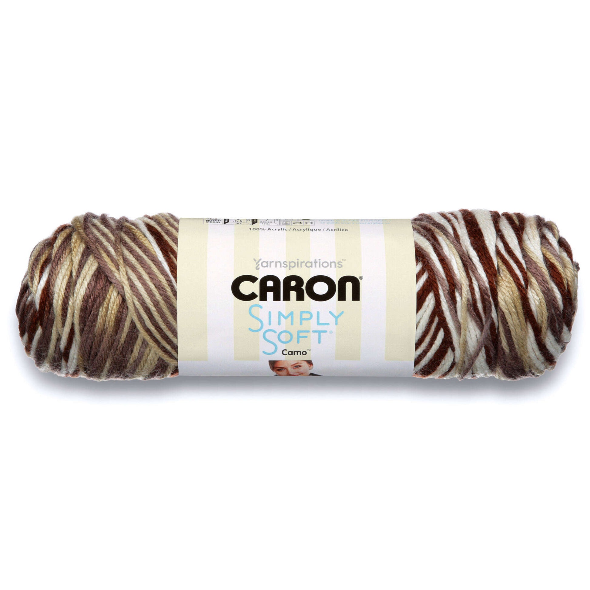 Caron Simply Soft Camo Yarn - Discontinued Shades