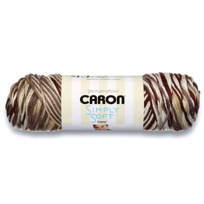 Caron Simply Soft Camo Yarn - Discontinued Shades Woodland Camo
