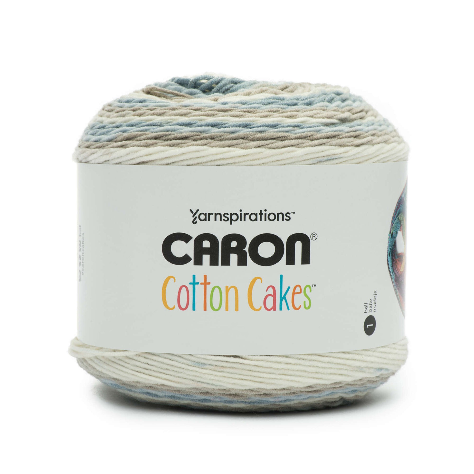 Caron Cotton Cakes Beach Glass 100g Cotton / Acrylic Knitting & Crochet  Yarn - Flying Bulldogs, Inc.