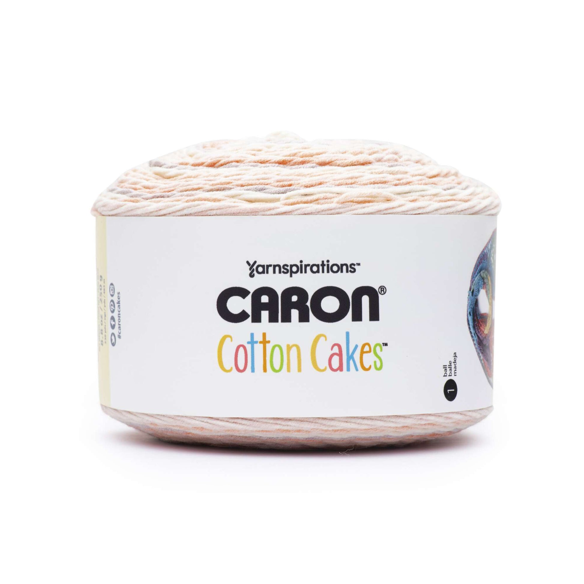 Caron Cotton Cakes Yarn (250g/8.8oz) Frozen Yogurt