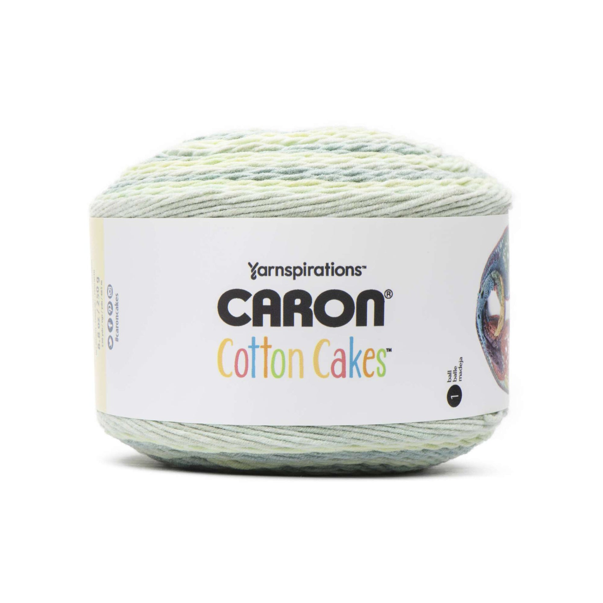 Caron Cotton Cakes Yarn (250g/8.8oz) Green Grapevine
