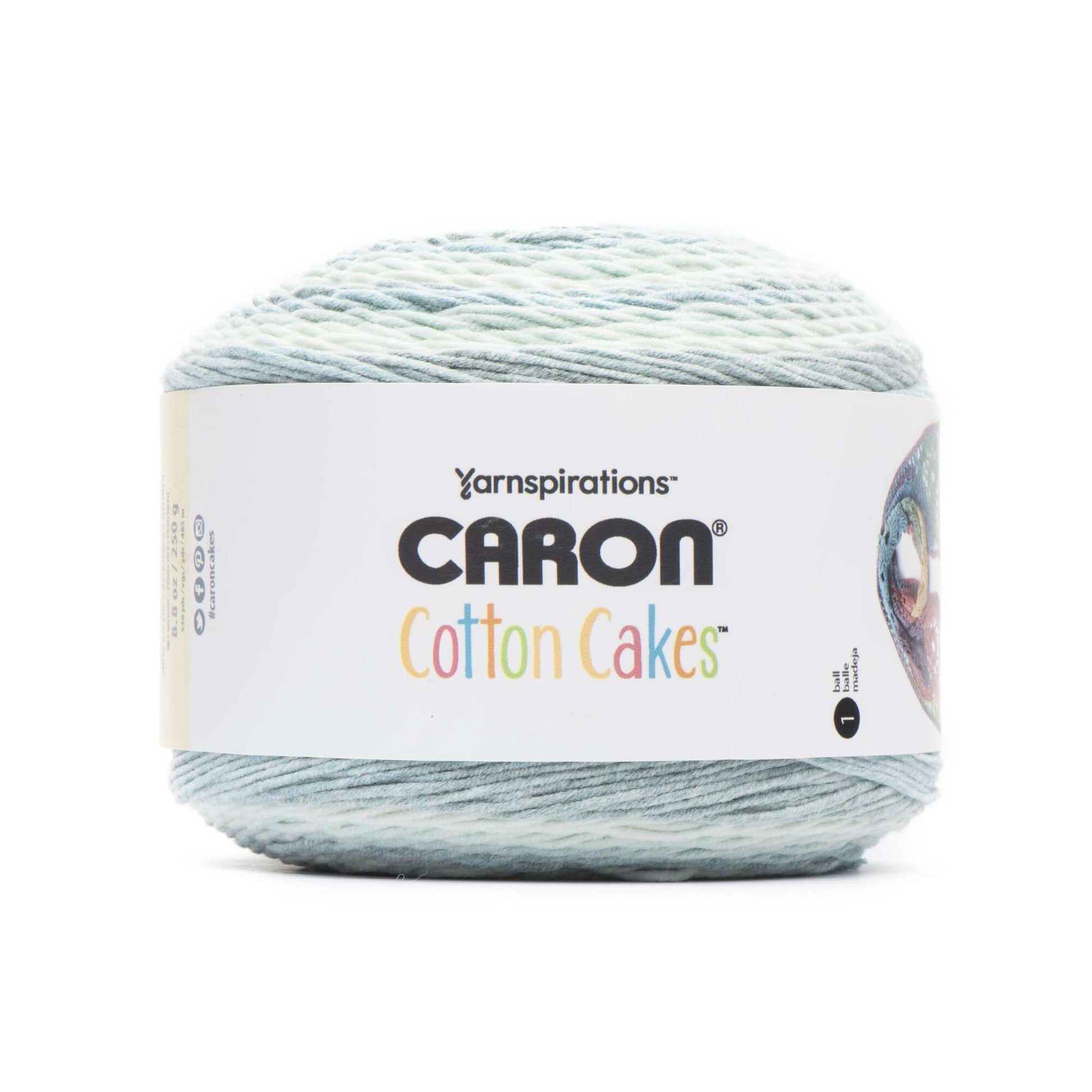 Caron Cotton Cakes Yarn (250g/8.8oz) High Tide