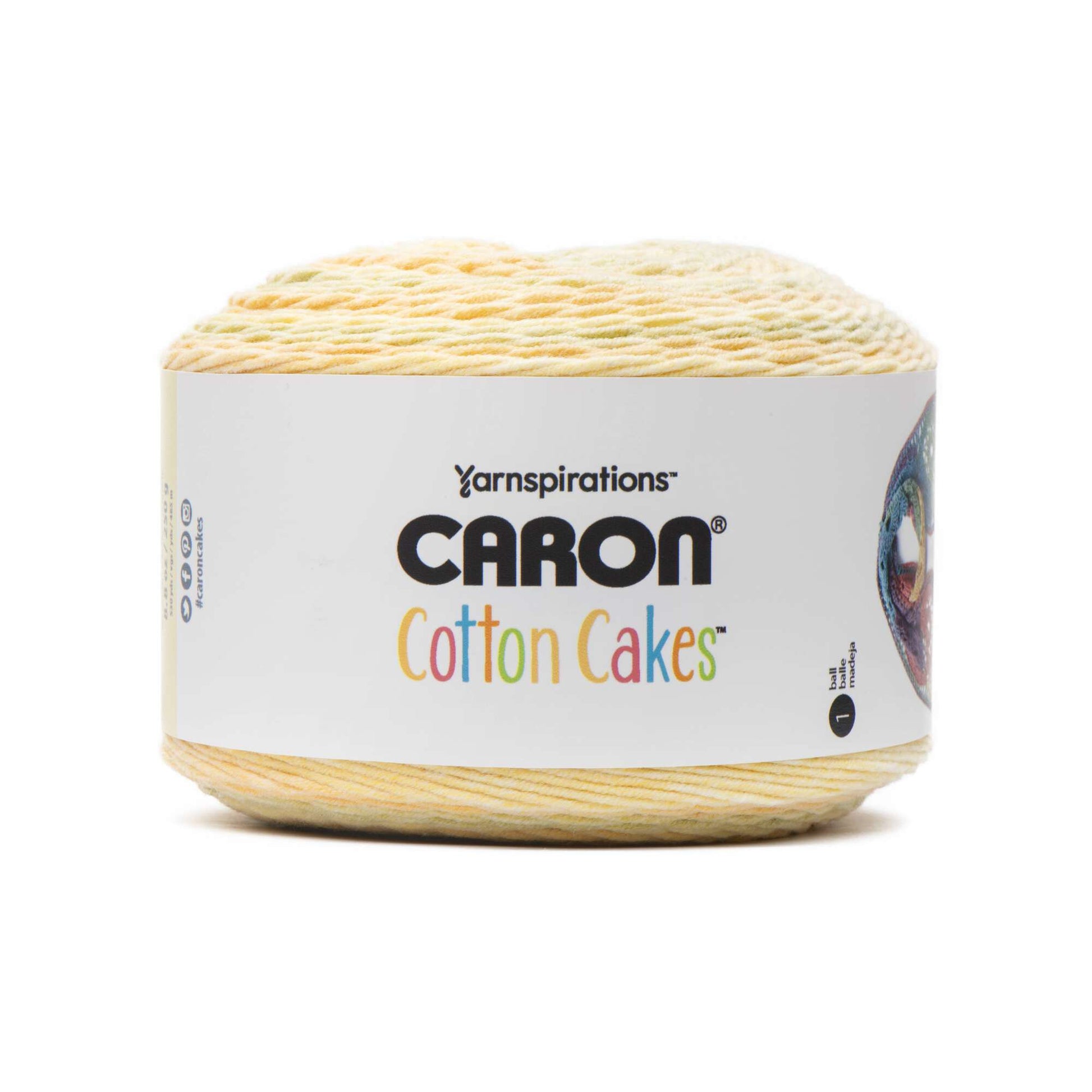 Caron Cotton Cakes Yarn (250g/8.8oz) Sunflowers