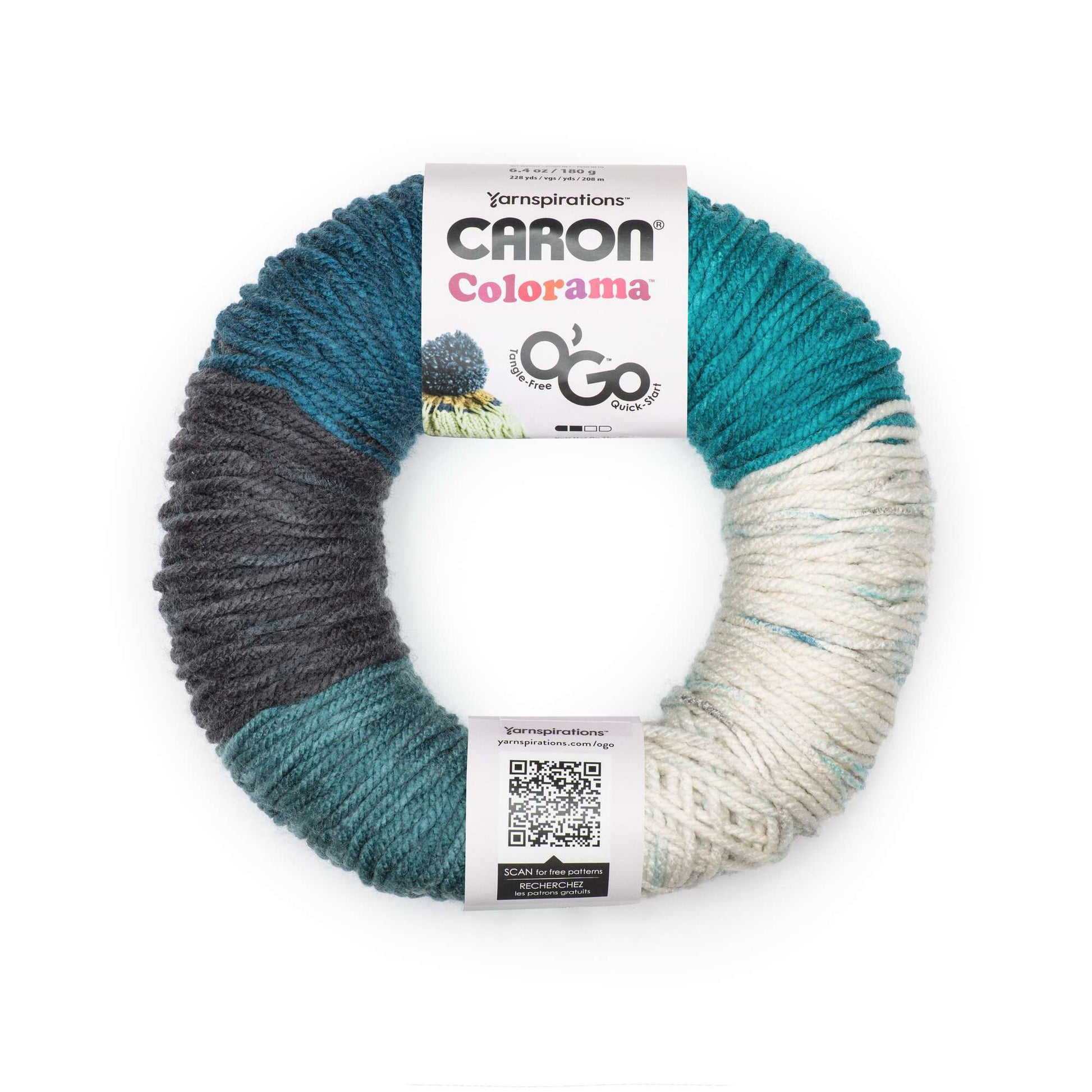 Caron Colorama O'Go Yarn - Clearance Shades* Blue Mustang