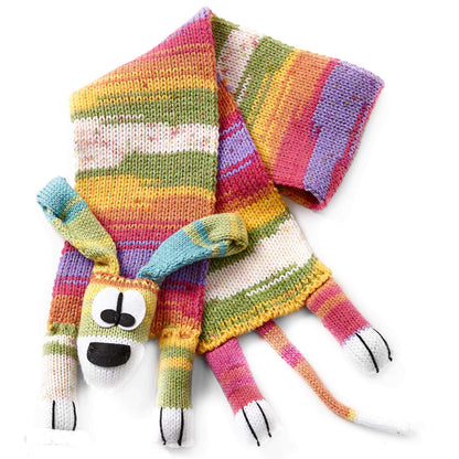 Caron Critter Kits - Discontinued Shades Dog Scarf - Multi