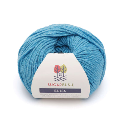Sugar Bush Bliss Yarn - Discontinued Cyan Blue